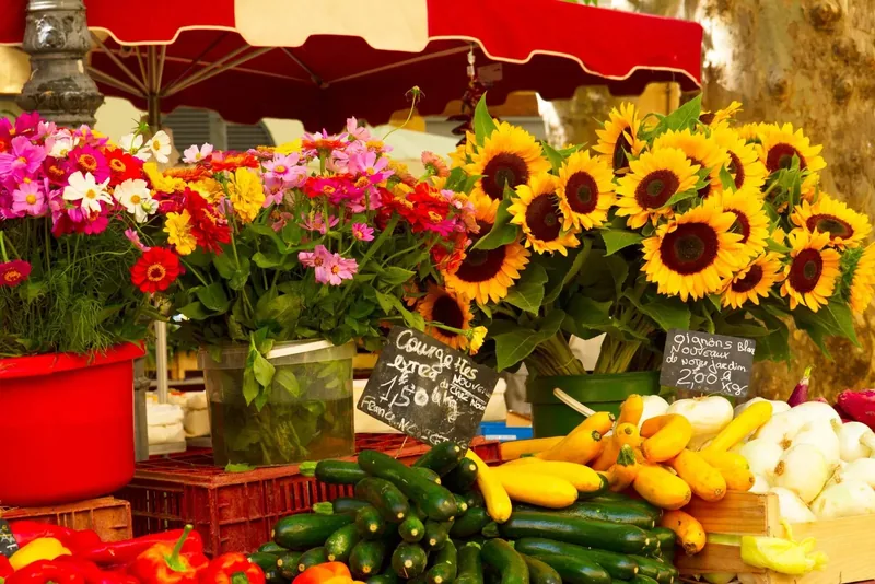 Marché aux fleurs d'Aix